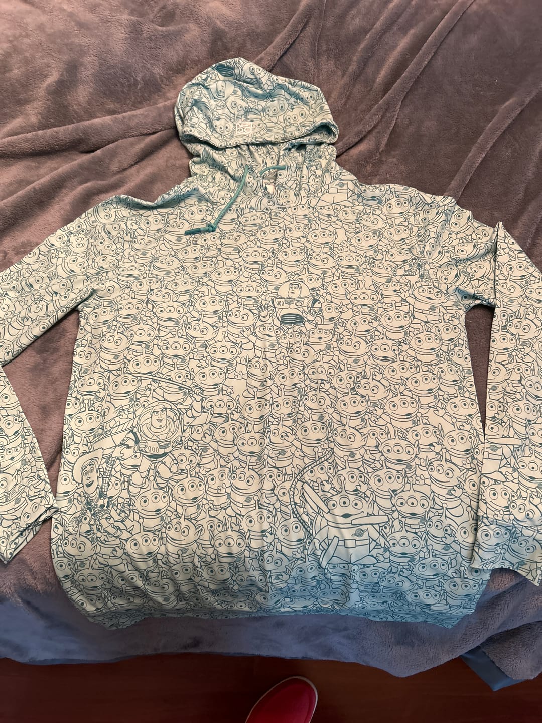 Customer photo review of Disney and Pixar Toy Story “The Crane Escape” – Performance Hoodie