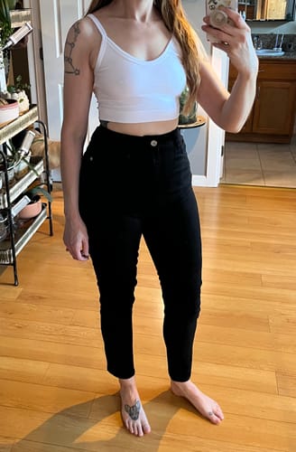Customer photo review of Kayros High-Rise Skinny Jean  #FlatteringFit