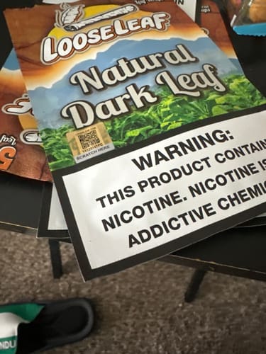 Customer photo review of Natural Dark LooseLeaf 5-Pack Wraps (40 Count)