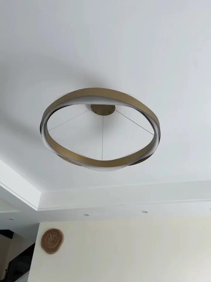 Customer photo review of WOMO Wave Circular LED Chandelier-WM2195