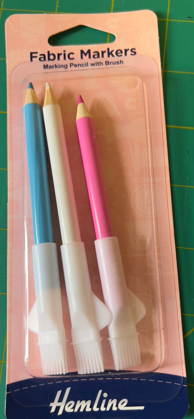 Customer photo review of Hemline Fabric Markers with Brush