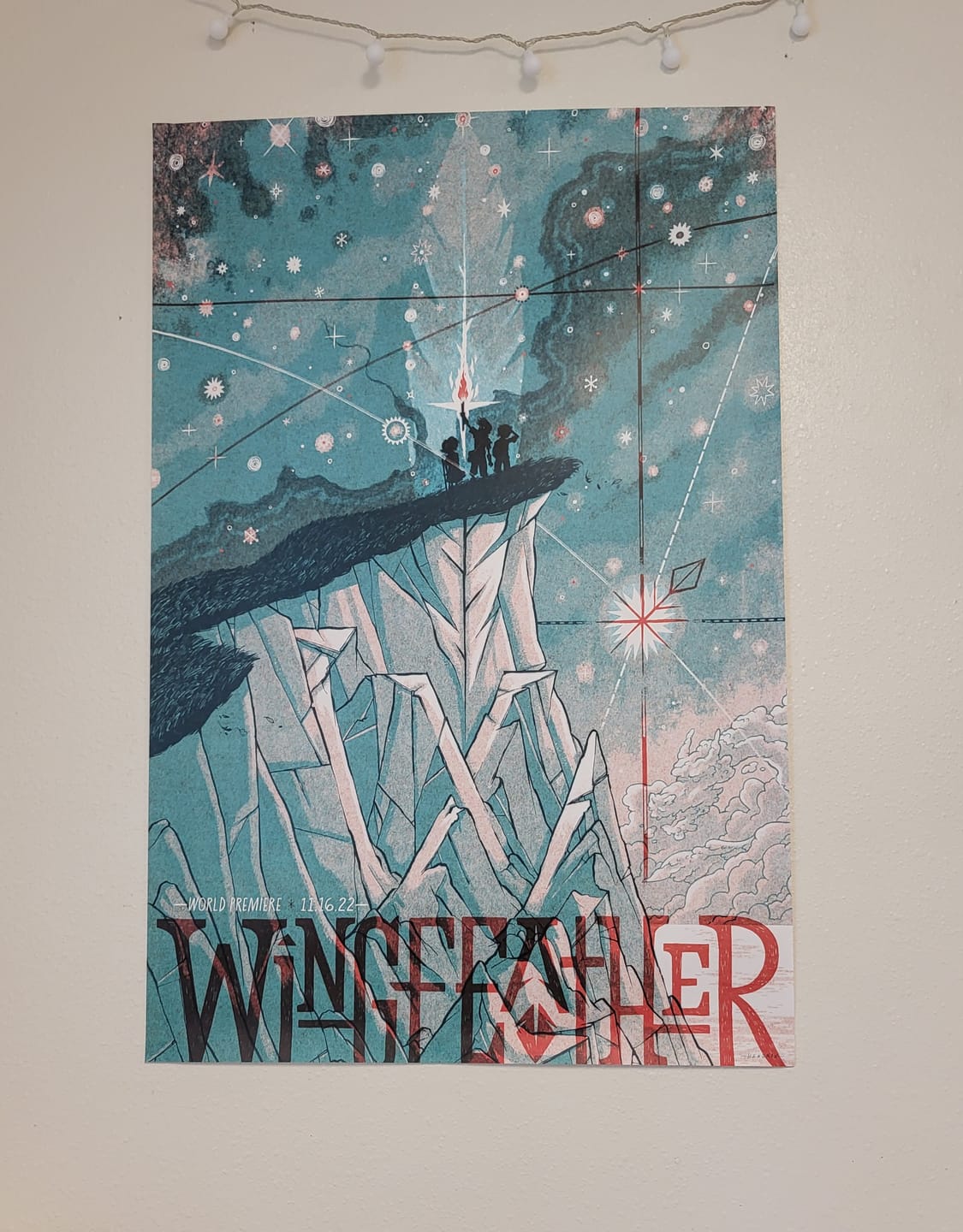 Customer photo review of Wingfeather Premiere Poster