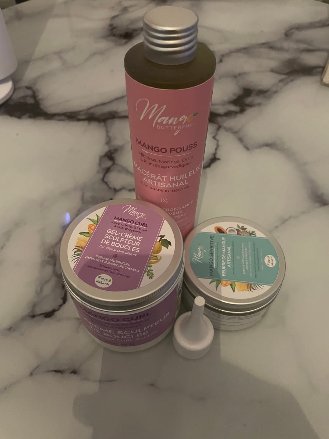 Customer photo review of Beurre de mangue artisanal SENSITIVE