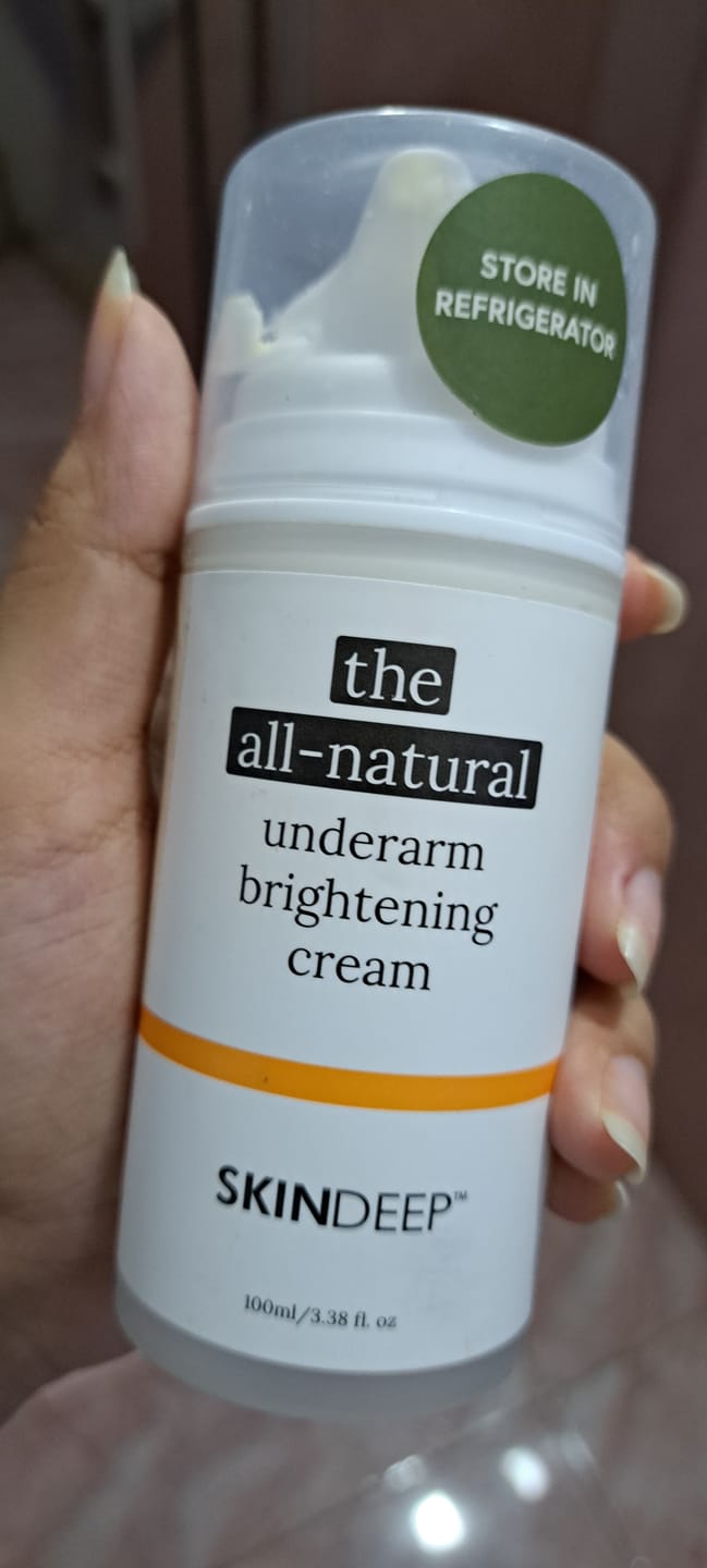 Customer photo review of THE ALL-NATURAL UNDERARM BRIGHTENING CREAM