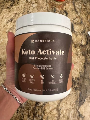 Customer photo review of Keto Activate Dark Chocolate Truffle