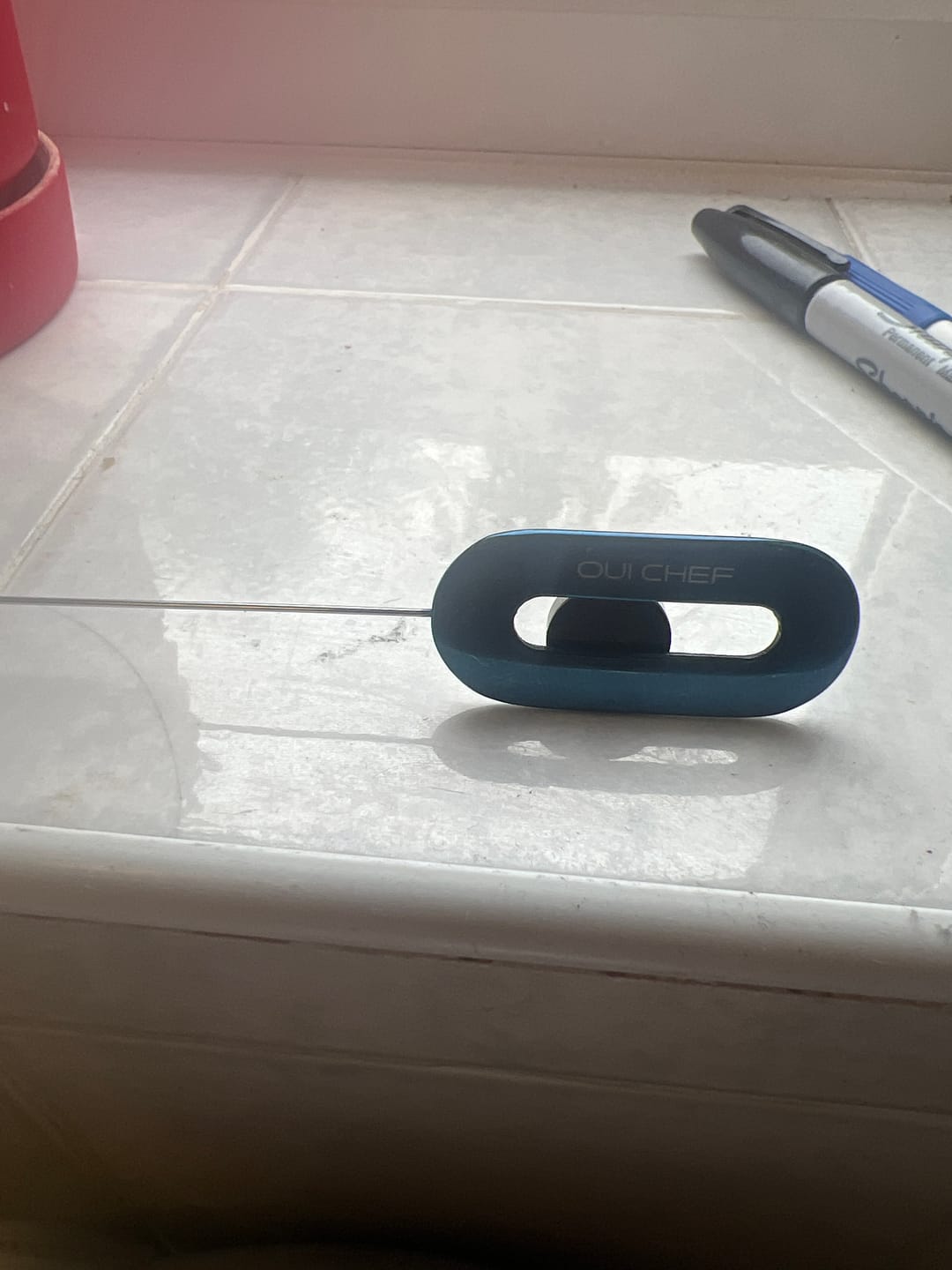 Customer photo review of HoldFast Magnetic Chef's Pin v4