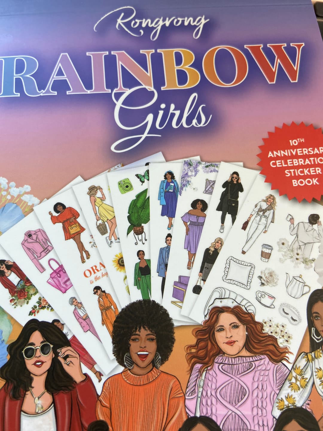 Customer photo review of Rainbow Girls Sticker Book -  Special Edition