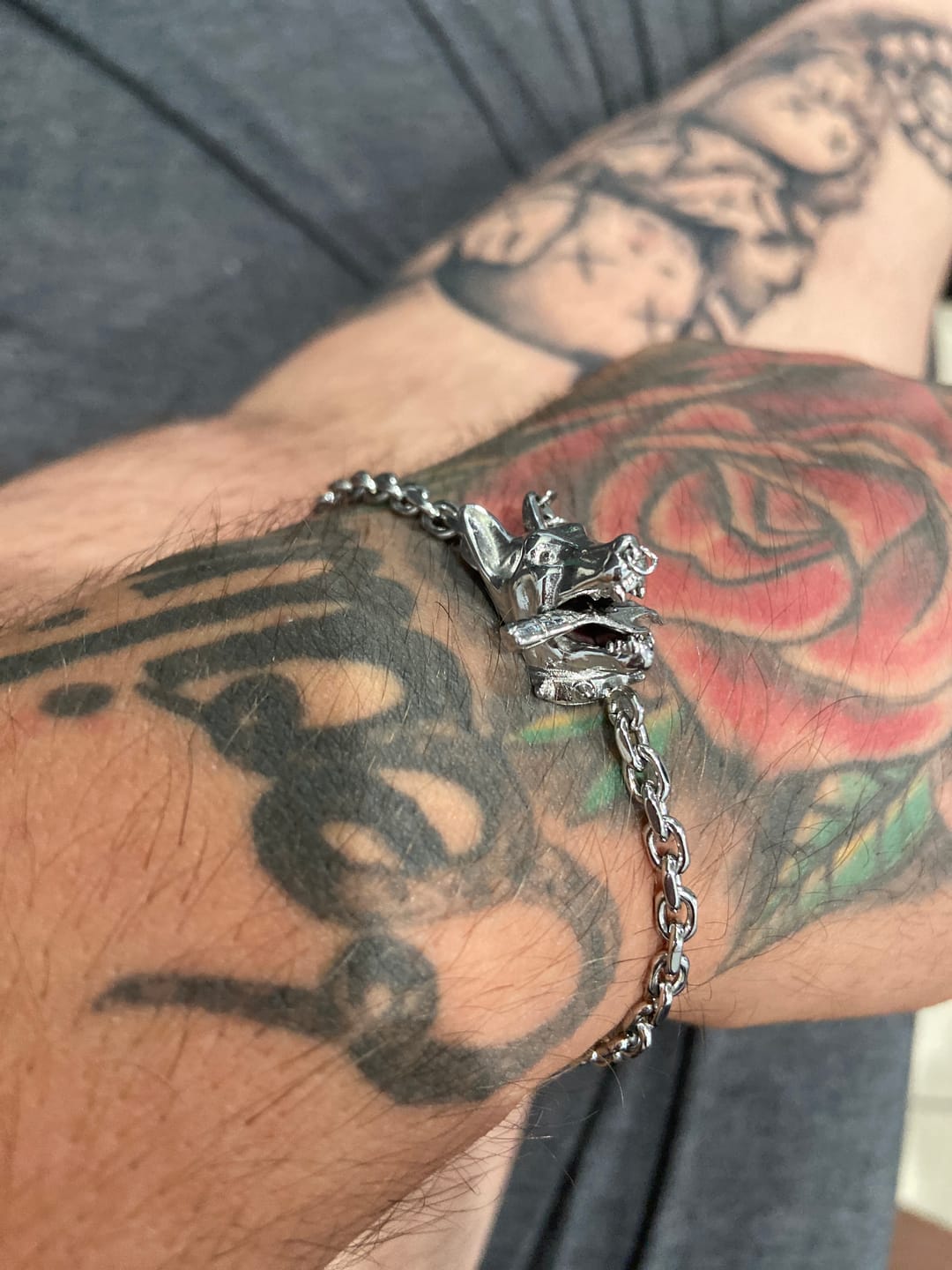Customer photo review of HELLHOUND BRACELET