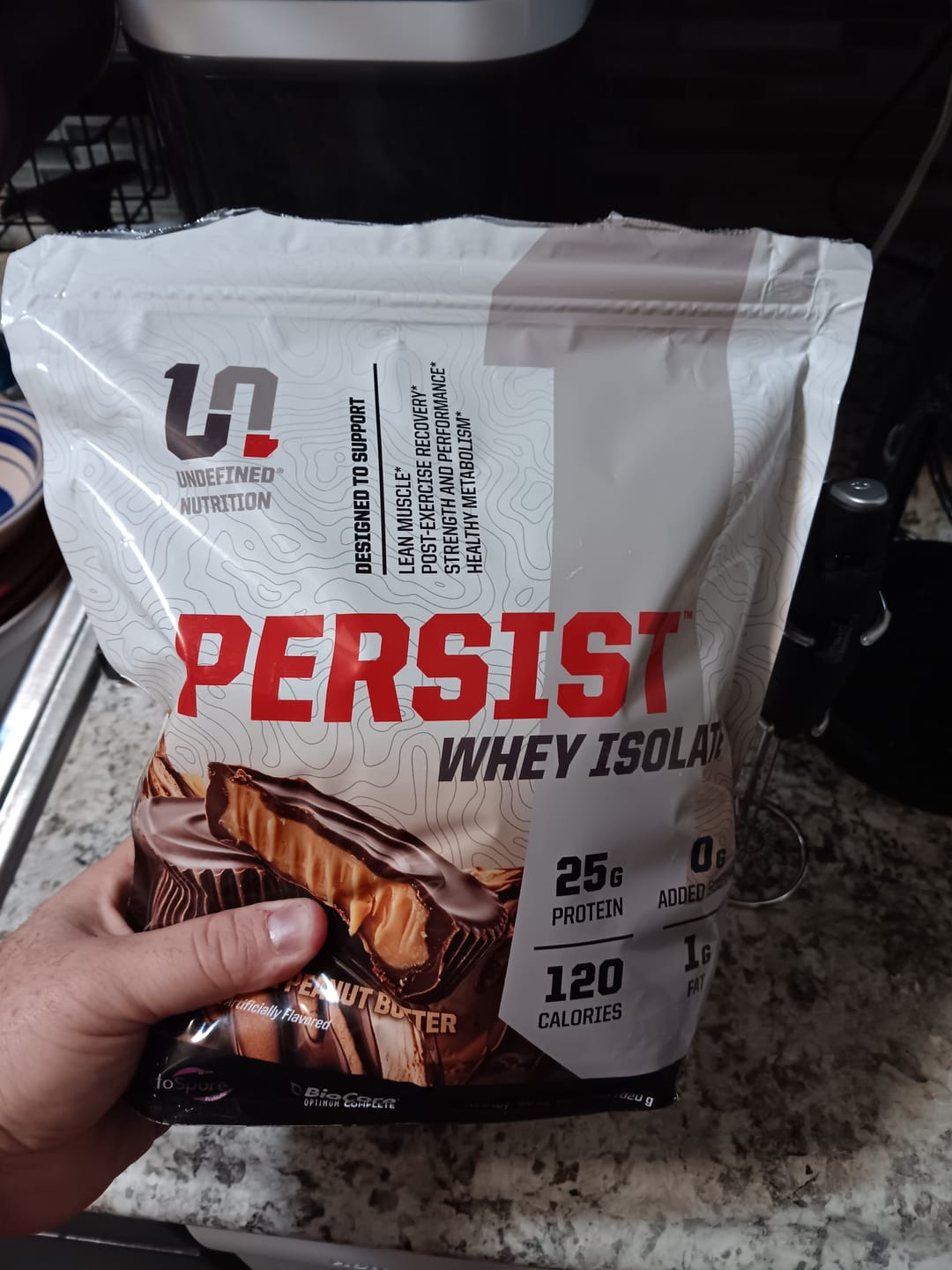 Customer photo review of PERSIST | WHEY PROTEIN ISOLATE