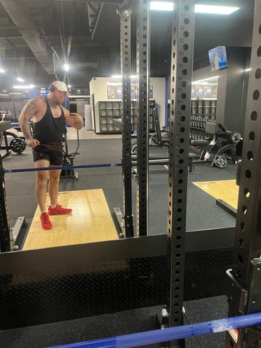 Customer photo review of Quads of the Gods - Lift Shorts - Black / Red