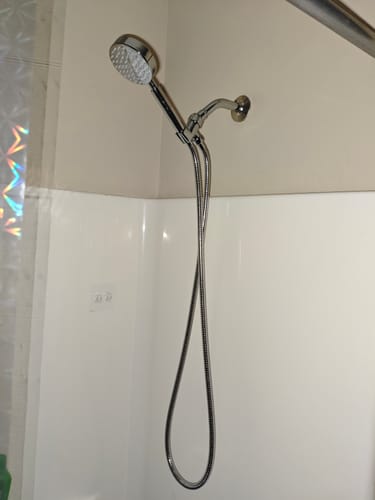 Customer photo review of 1-Spray Handheld Shower Head Set