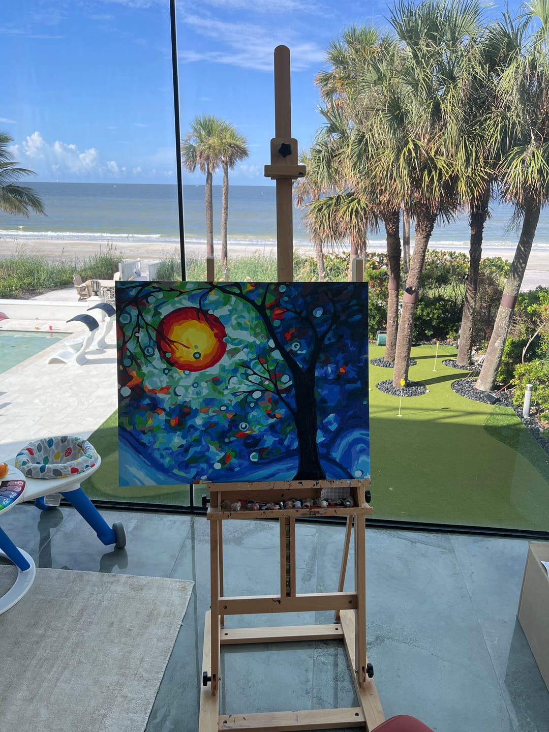 Customer photo review of Blue Essence - Paint by Numbers