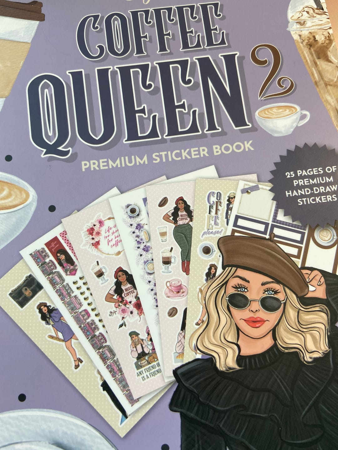 Customer photo review of Coffee Queen #2 Sticker Book