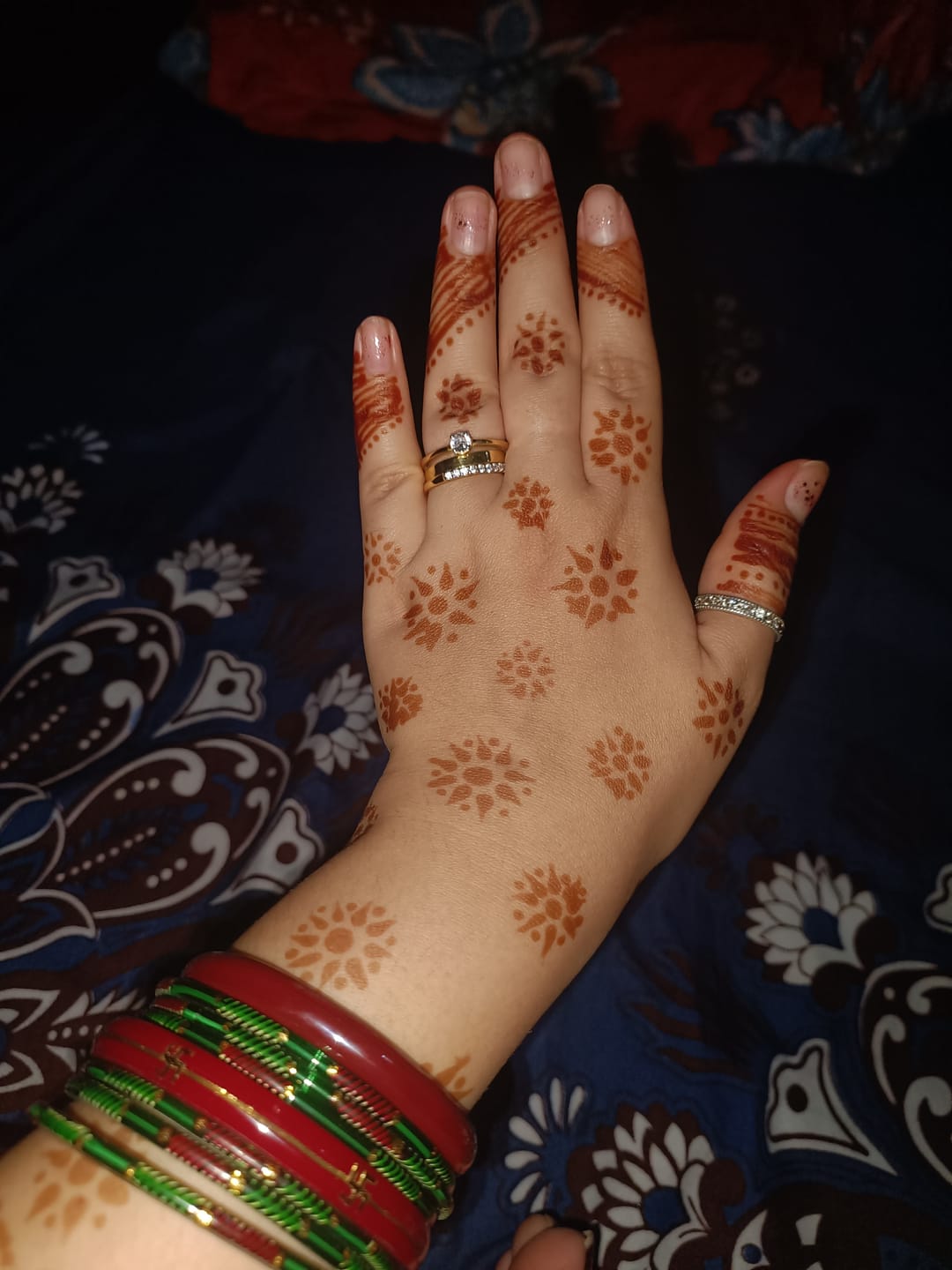 Customer photo review of Trinity Fusion Stackable Rings