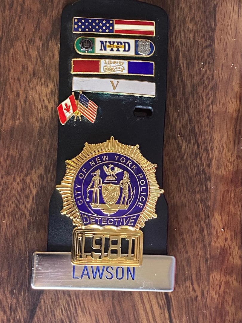 Customer photo review of NY New York Detective Police Badge Replica Movie Props *Customizable Badge Number*