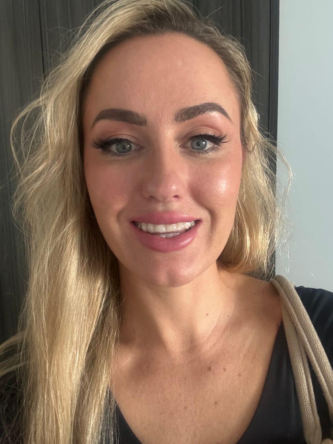 Customer photo review of Magnetic Half Lashes