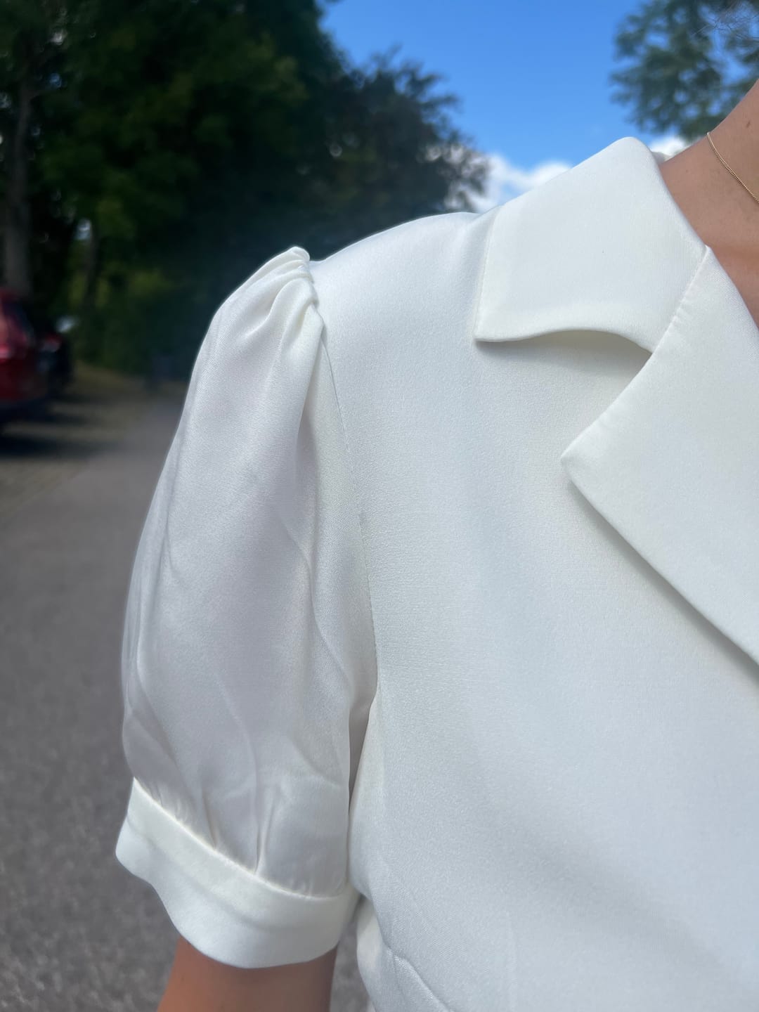 Customer photo review of Talia Silk Two-Piece