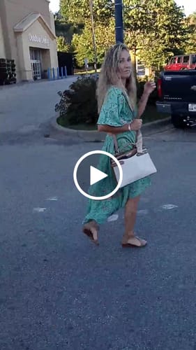 Customer video review of Gaia Wedges Sandals