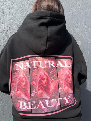 Customer photo review of "NATURAL BEAUTY" Oversized Hoodie
