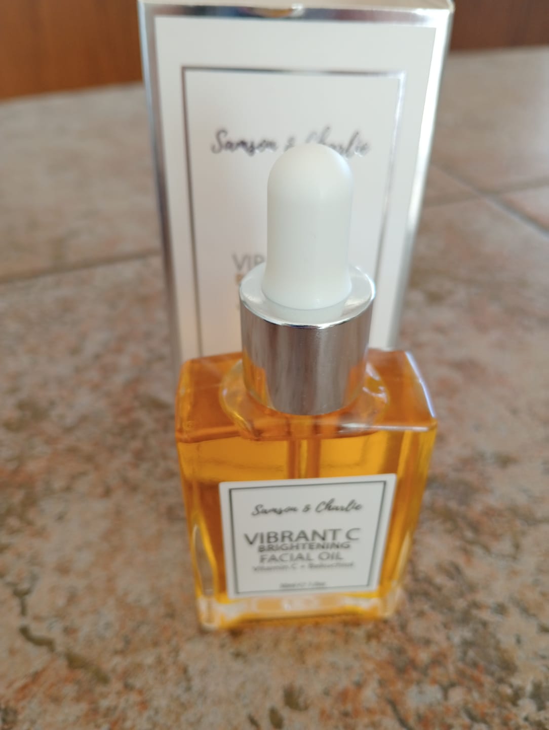 Customer photo review of Vibrant C  Vitamin C + Bakuchiol Brightening