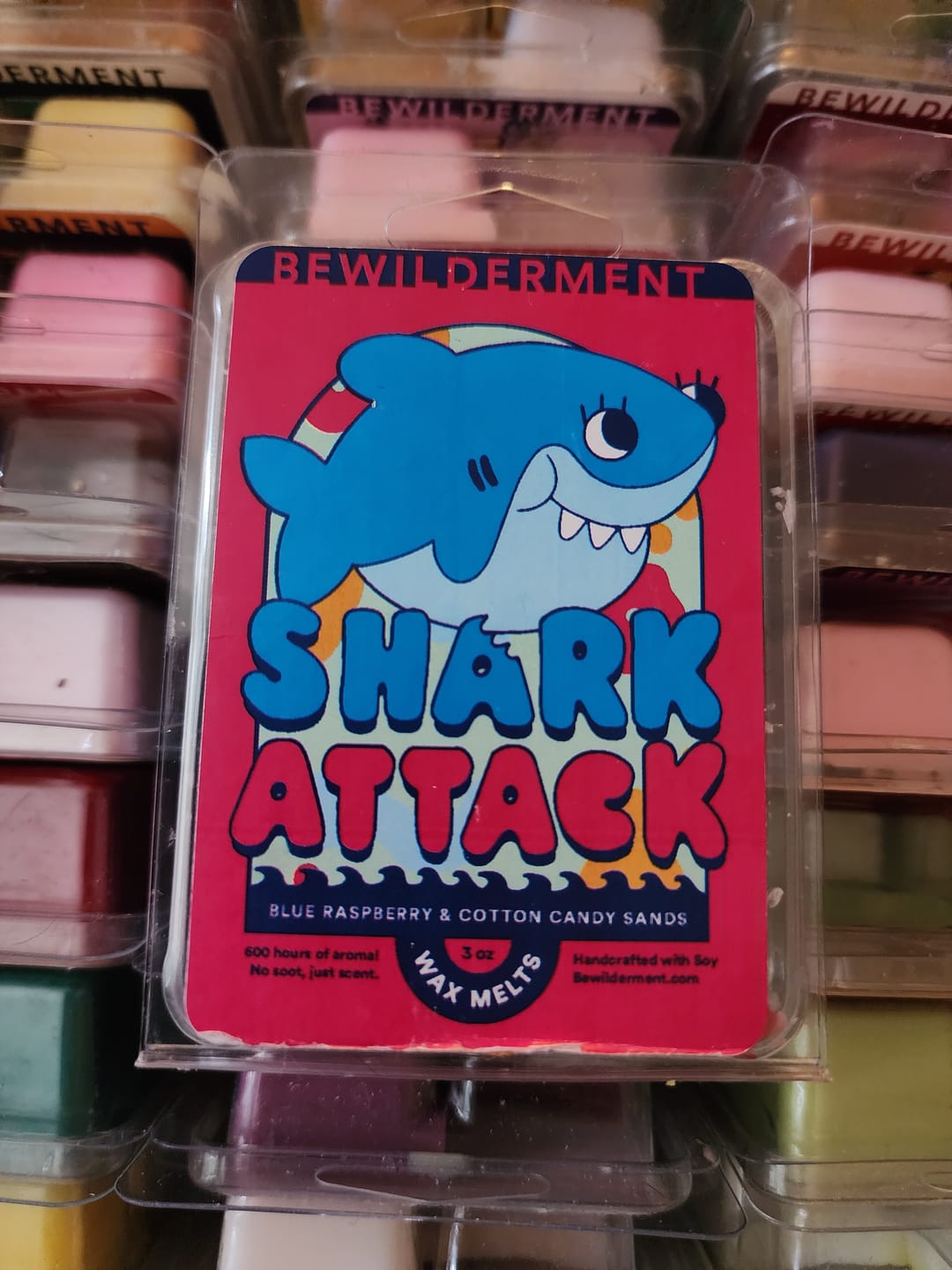 Customer photo review of Shark Attack Wax Melts