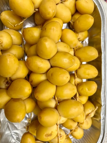 Customer photo review of Organic Yellow Barhi Dates (Khalal Barhi Dates)