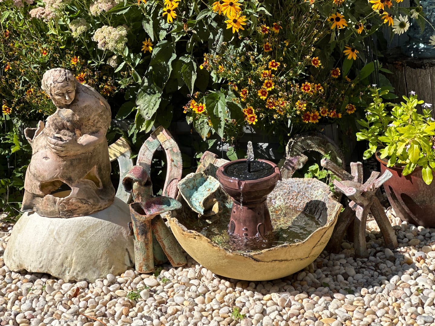Customer photo review of Trapani 8-Spout Fountain Tower