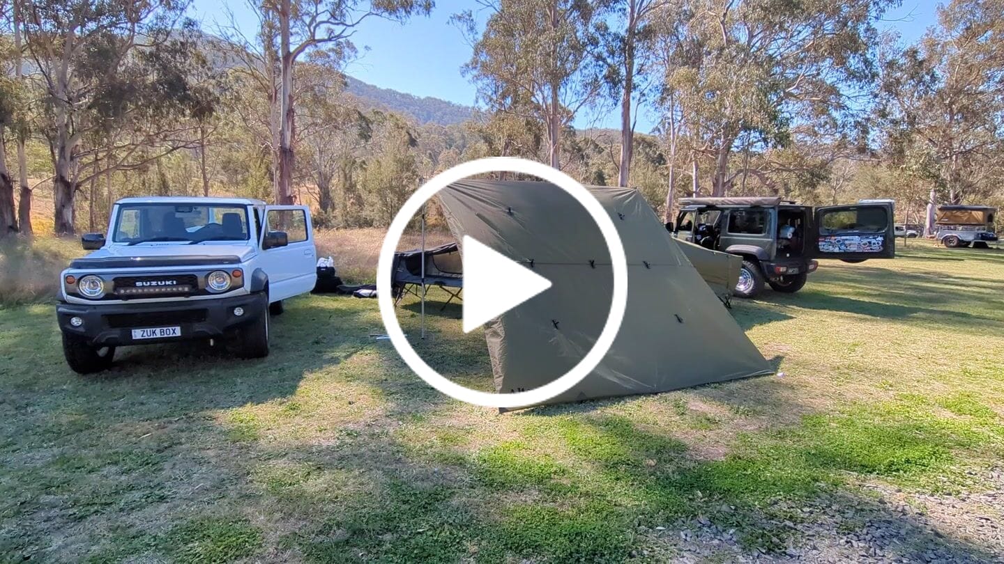 Customer video review of 3m x 3m Lightweight Tarp