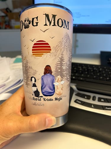 Customer photo review of Personlig Termos - Hundmamma