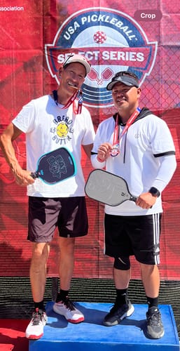 Customer photo review of The Filth 16mm Pickleball Paddle- Black on Black