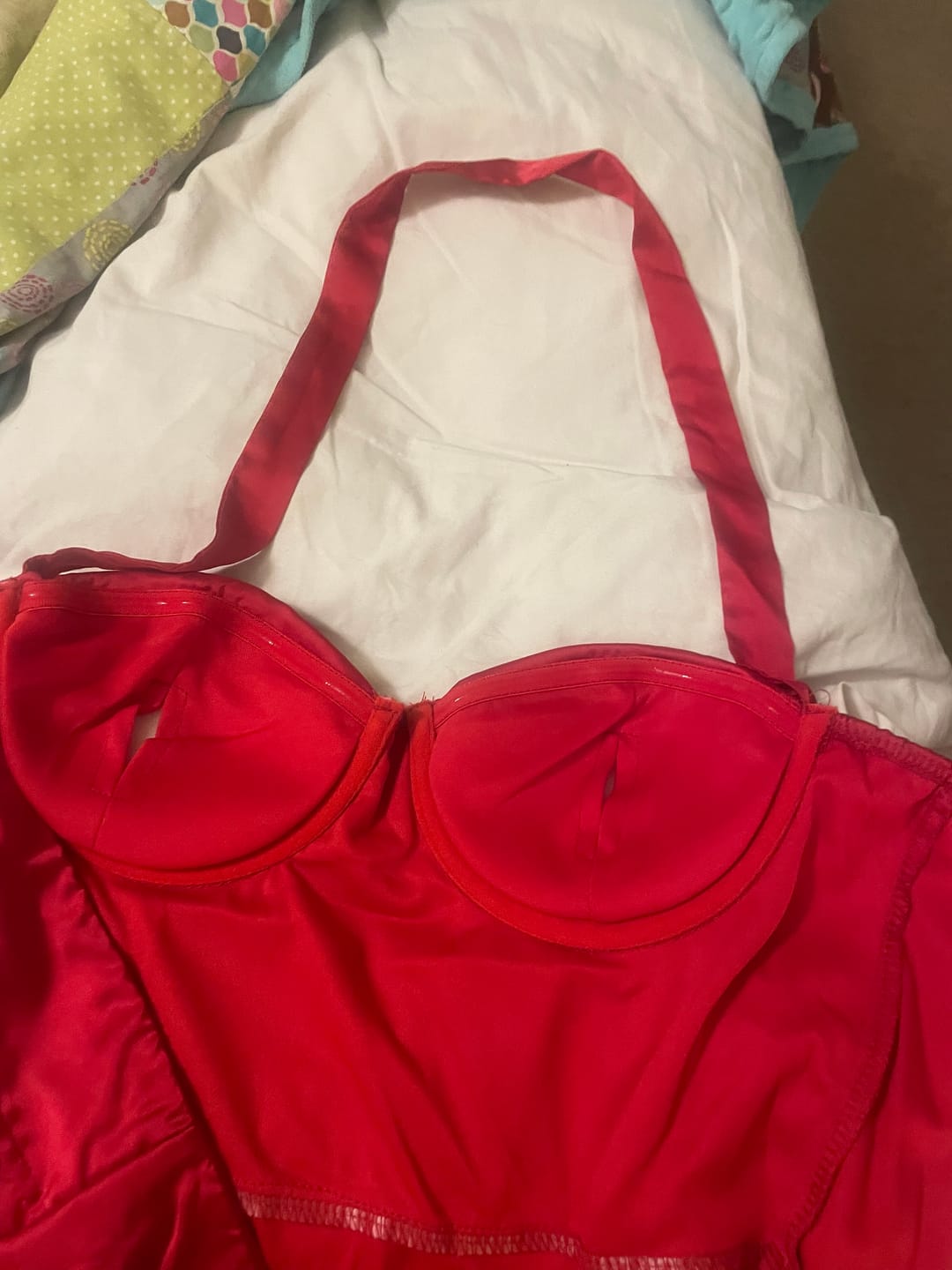 Customer photo review of Sizzling Red Mini Dress - Unleash Your Inner Diva