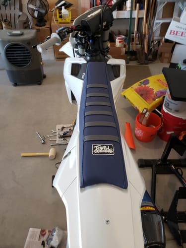 Customer photo review of Custom Seat Cover: 2016-2018 250/350/450 SX-F/XC-F
