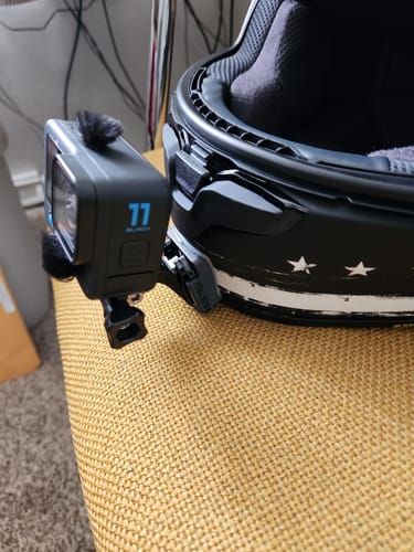 Customer photo review of Shoei RF-1400/NXR2/Z-8 Camera Mount