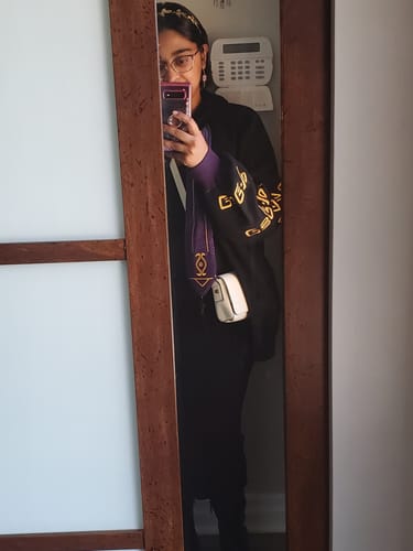 Customer photo review of Genshin Zipper Hoodie [In-Stock]