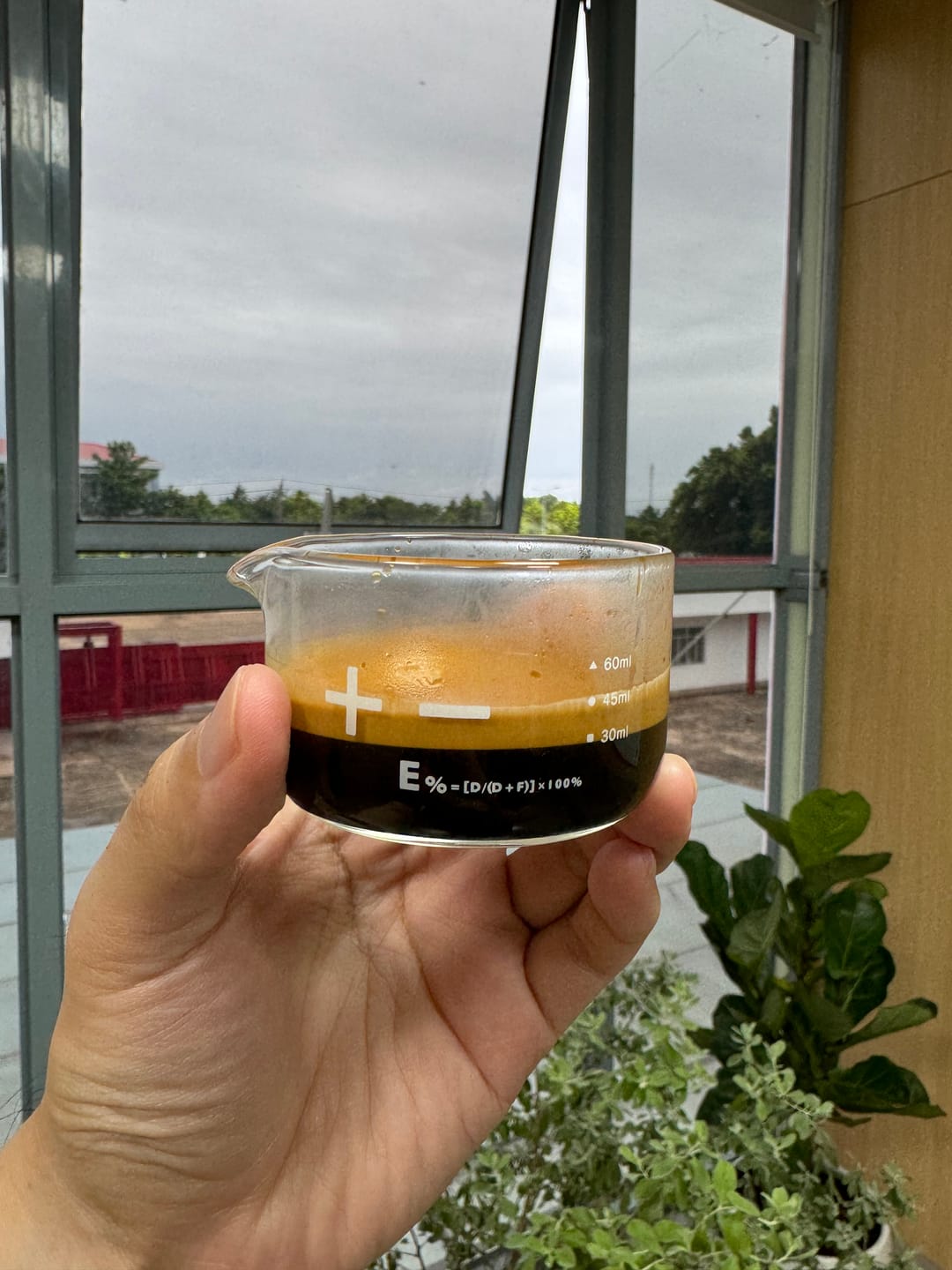 Customer photo review of Espresso Shot Glass with Measuring Scale - MUVNA