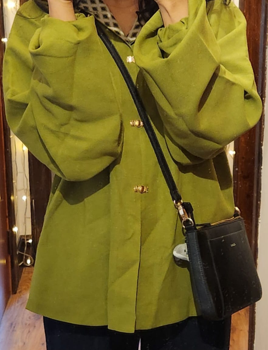 Customer photo review of Sen Lin 森林 Forest Fairy Modernized Ming Dynasty Liling Top & Easy-Wear Mamian Set