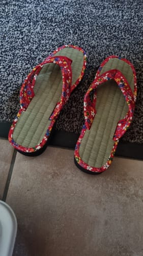 Customer photo review of Zori Japonaises Sakura Rouge