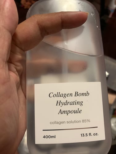 Customer photo review of Bad Skin™ Korean Collagen Bomb Hydrating Ampoule
