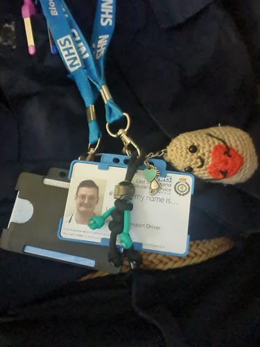 Customer photo review of Limited Edition Lewis Hamilton Racing Paracord Buddy Keychain