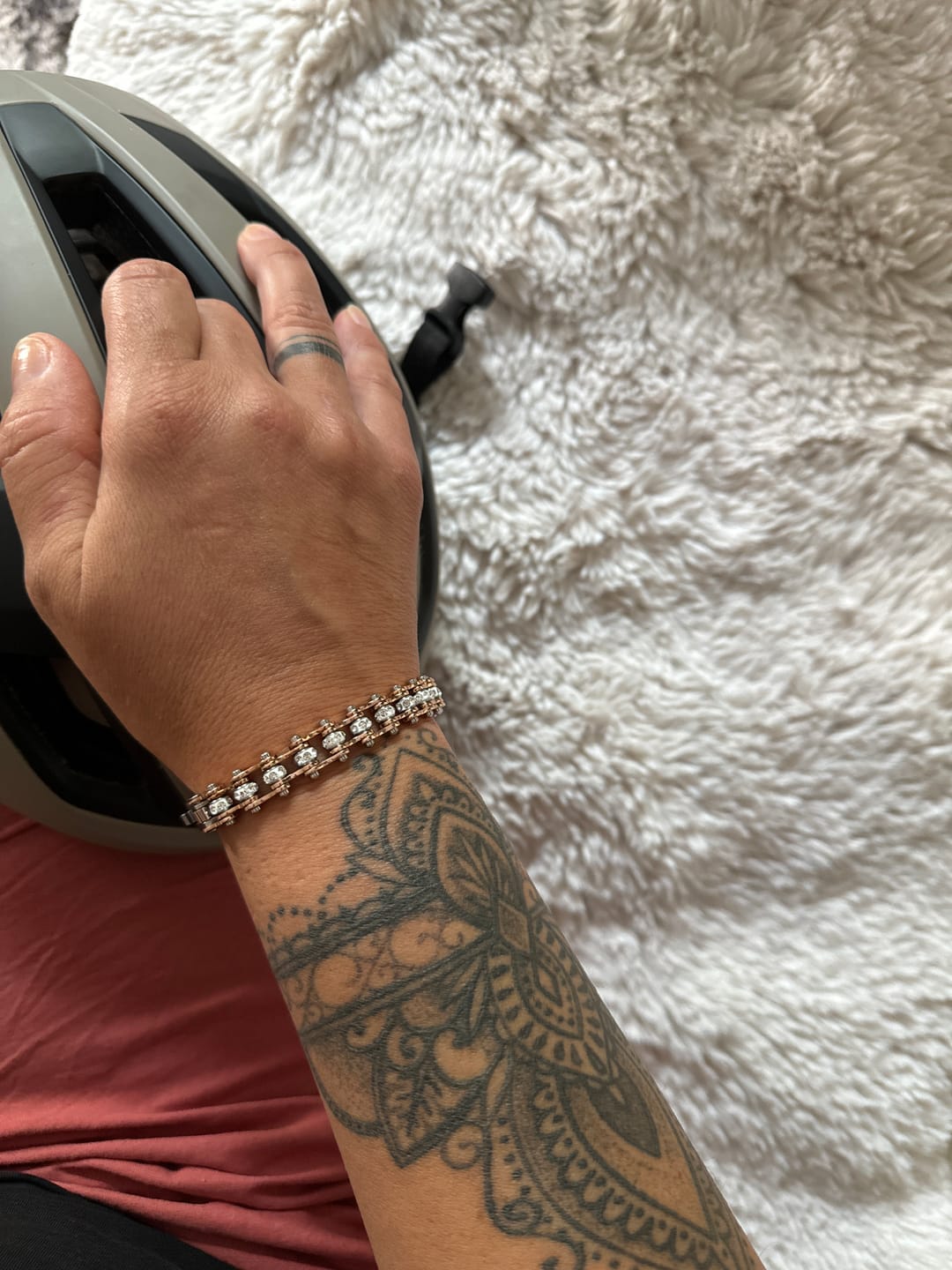 Customer photo review of Cycolinks Rose Gold Crystal Bracelet