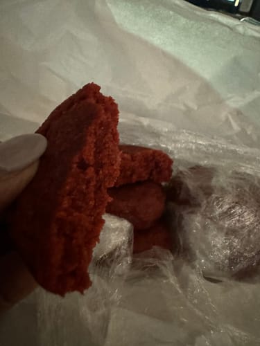 Customer photo review of Low Carb Sugar Free Red Velvet Keto Cookies