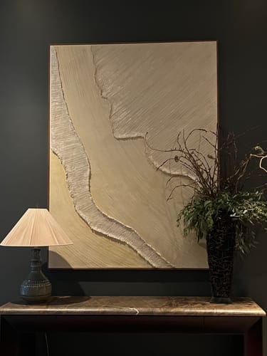 Customer review photo for Plaster Art Texture Painting #SG004