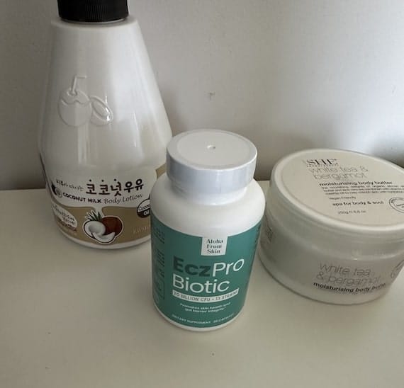 Customer photo review of EczPro - 13 Strains Probiotics for Eczema, 20 Billion CFU