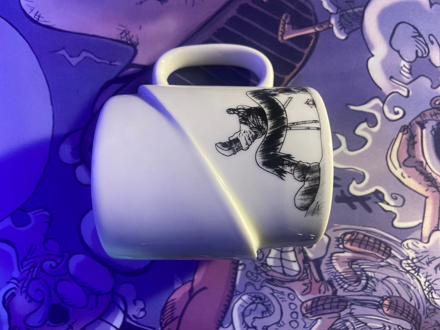 Customer photo review of Shishi Sonson Zoro Sliced In Half Mug