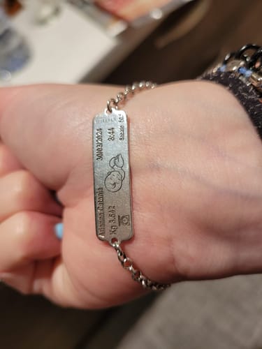Customer photo review of Bracciale Nascita