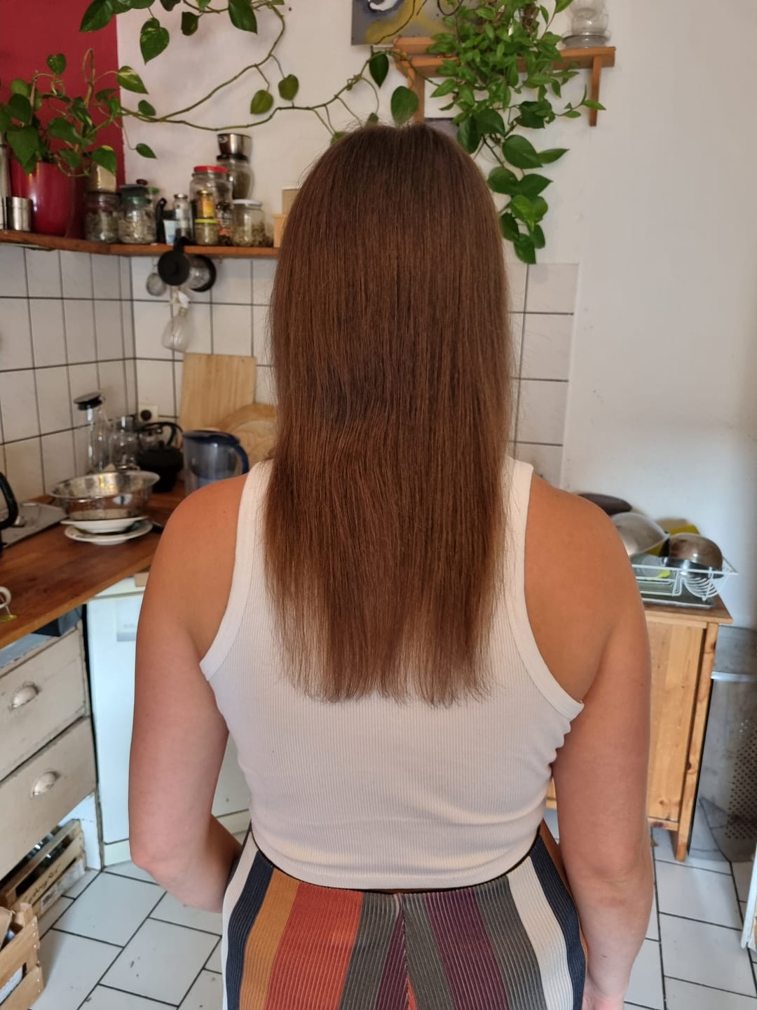 Customer photo review of 15% Herbal-Love Haarseife (Haarwachstum & Haarglanz)