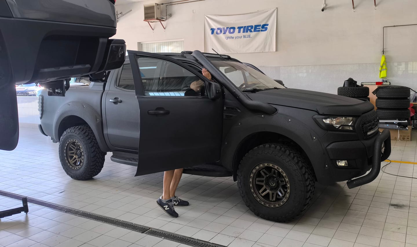 Customer photo review of PX1, PX2 & PX3 Ford Ranger Mid Entry Snorkel (Single Turbo)