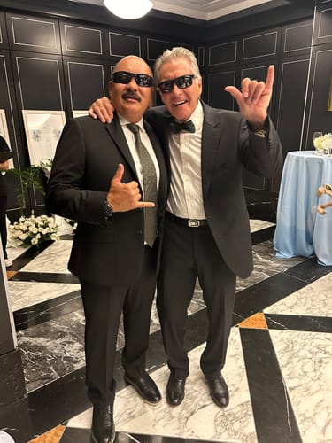 Customer photo review of The Liam- Feather Bow Tie