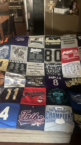 Customer photo review of T Shirt Quilt by Project Repat