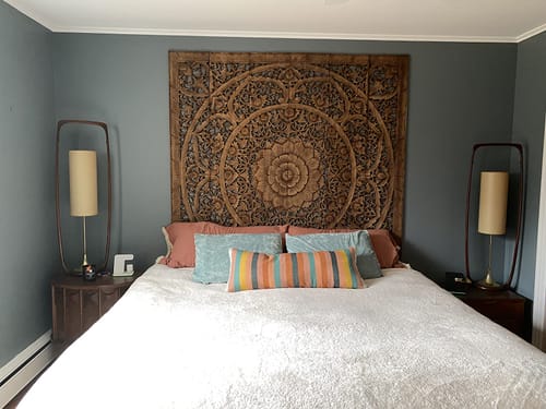 Customer photo review of Tête de Lit Mandala Bohème - Queen Size 150 cm